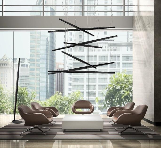 PANZERI Светодиодный подвесной светильник из алюминия Viisi sun-id-1469654 - Вид №3