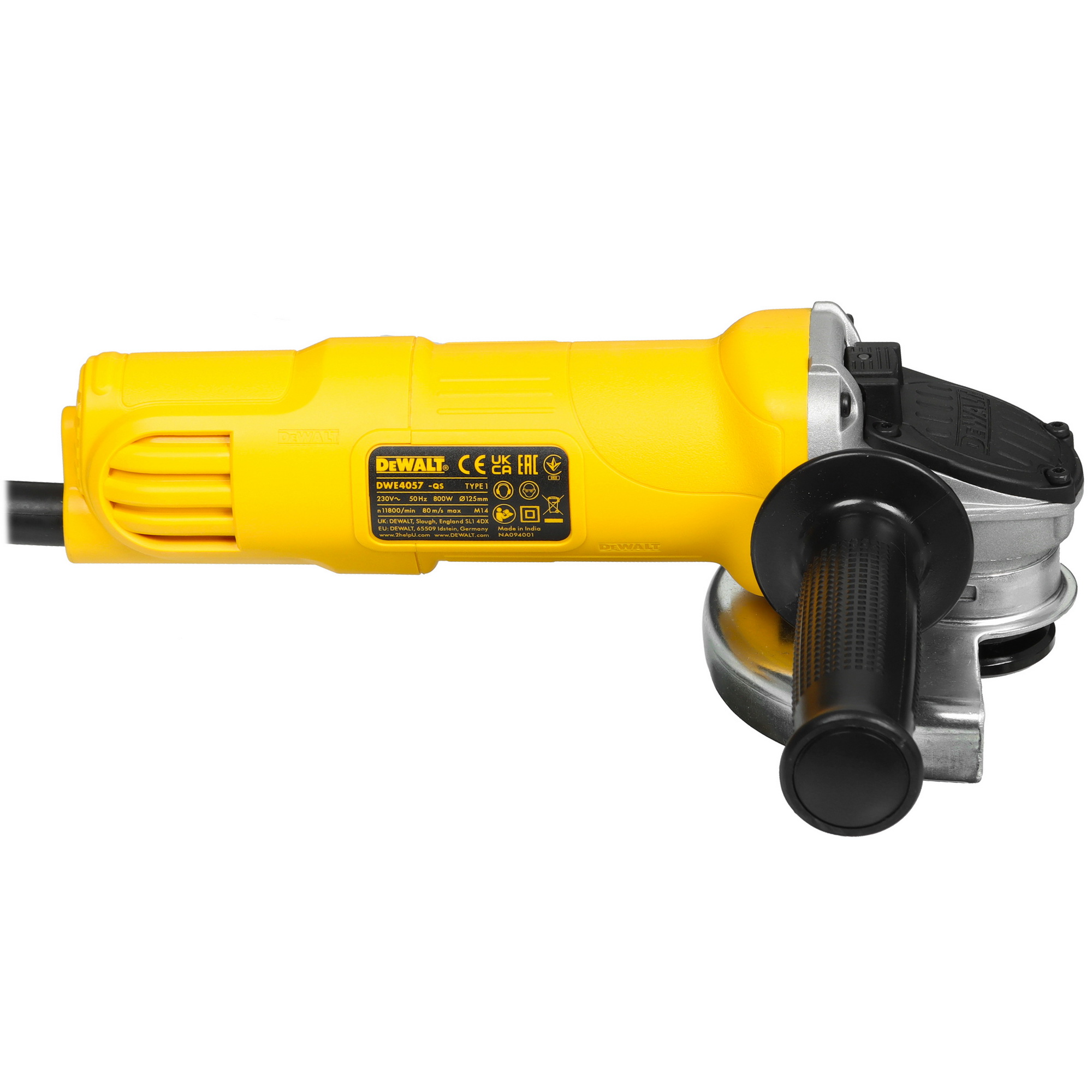 Углошлифовальная машина (УШМ) DeWalt DWE4057 5437826 STDN-0086479 - Вид №3