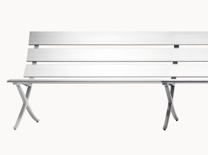 Секционная скамья со спинкой