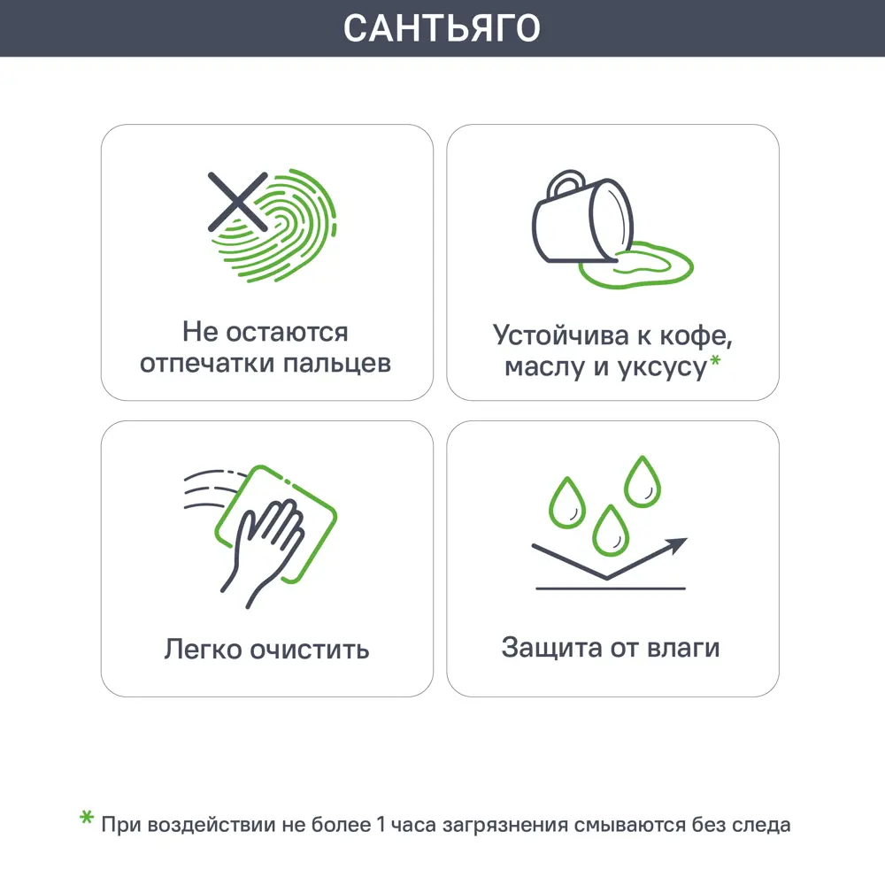 Фальшпанель Delinia ID Сантьяго для кухонного шкафа 58х214 см 82676492 STLM-0033784 - Вид №2