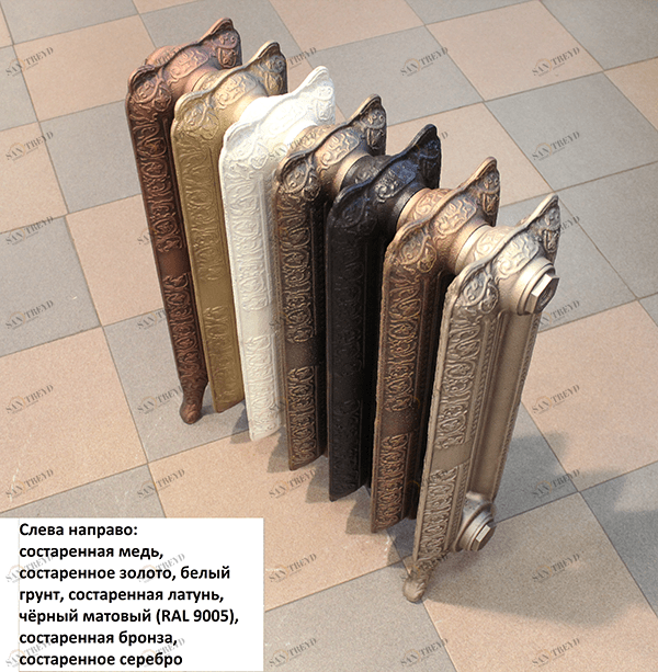 Чугунный радиатор Demir Dokum Historic 350 12 секций 7393