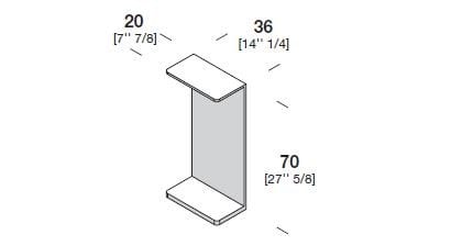 Держатель для полотенец Corian® Rexa уникальный ARCH-00006642 - Вид №3