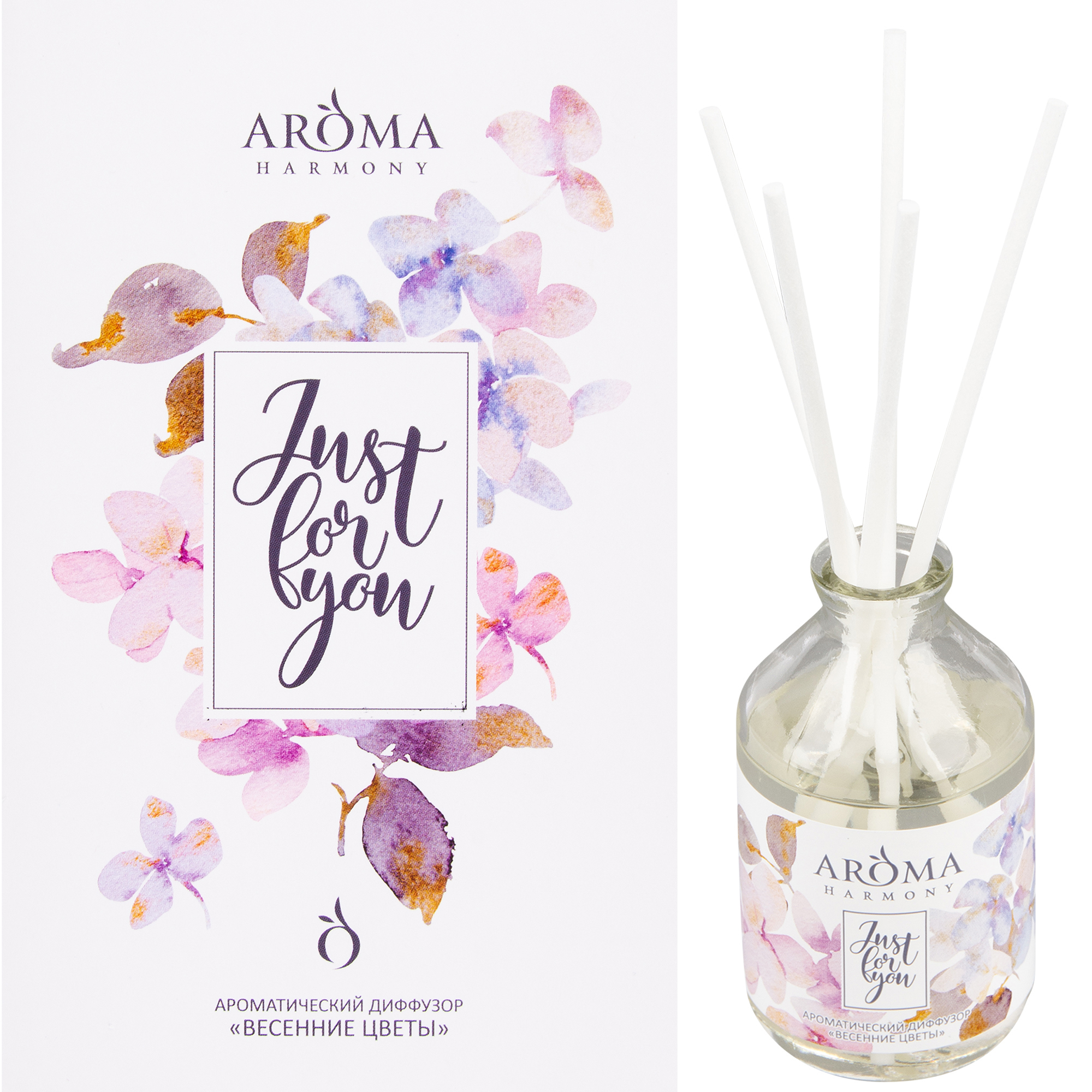 AROMA HARMONY Диффузор-открытка с ароматом весенних цветов 50 мл 82520766 STLM-0029037