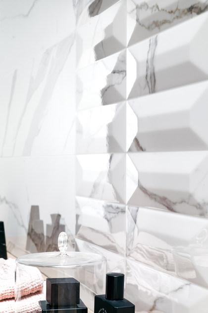 CERAMICA SANT'AGOSTINO Объемная белая плитка для стен Themar sun-id-1379503 - Вид №1