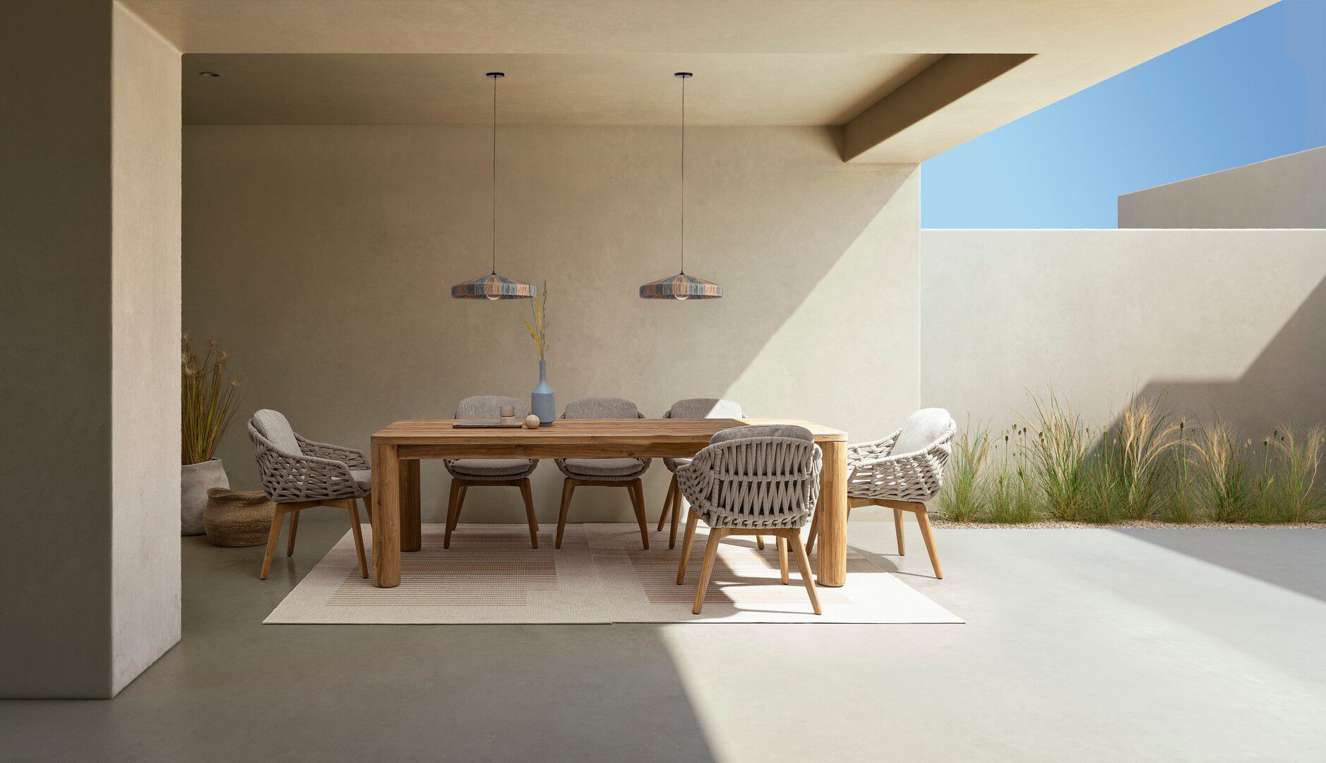 Прямоугольный садовый стол из тикового дерева BIZZOTTO MAVERICK ARCH-00134116 - Вид №17