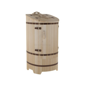 902 Фитобочка со скосом "Премиум" цвет натуральный, фурнитура 064 Alyarus