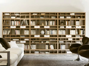 Pacini & Cappellini Открытый книжный шкаф с ящиками  5553