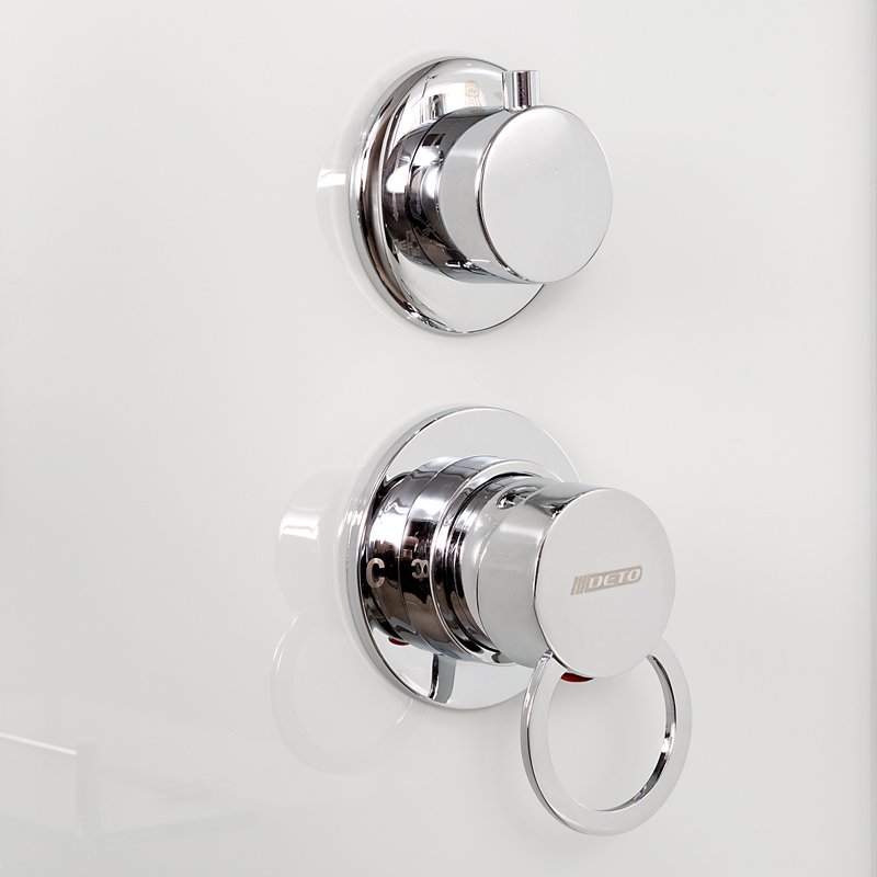 D01S LED Душевая кабина DETO Серия D ЕМ1580 N с гидромассажем (гм.) - Вид №6