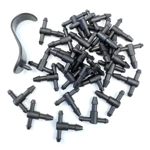 Старт-тройник с дыроколом BOUTTE для системы капельного полива, 30 шт 87270998