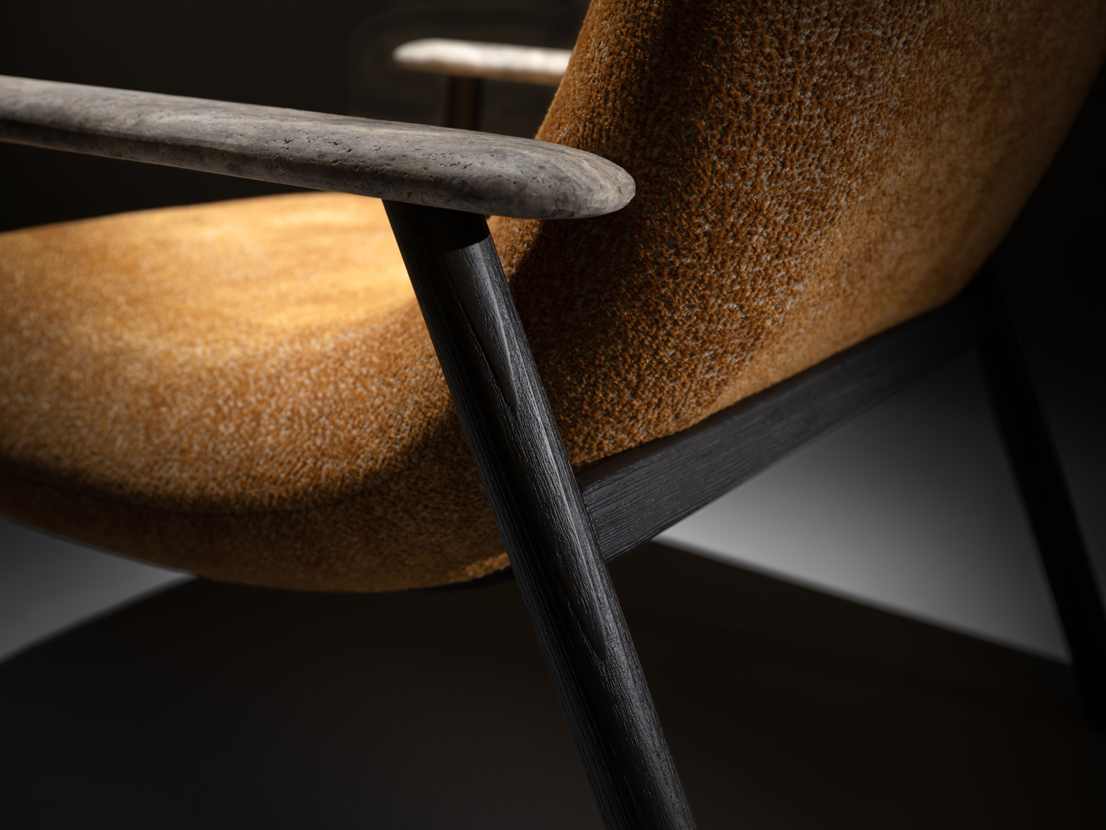 Тканевое кресло с подлокотниками Enne CAPRI ARCH-00131600 - Вид №2