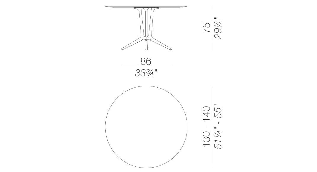 Круглый стол Lapalma TRAIL ARCH-00148822 - Вид №12