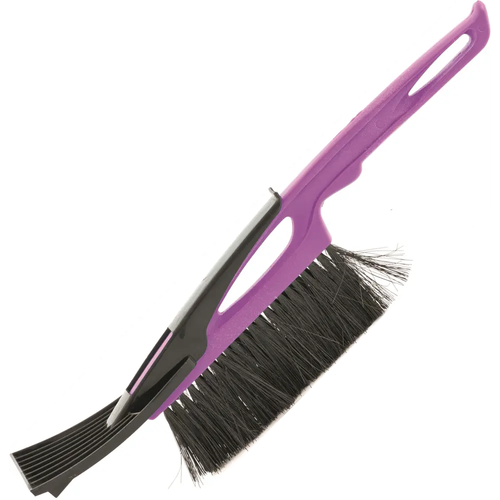 Щётка-сметка для снега со скребком Sparta 400 мм цвет фиолетовый STLM-2062636