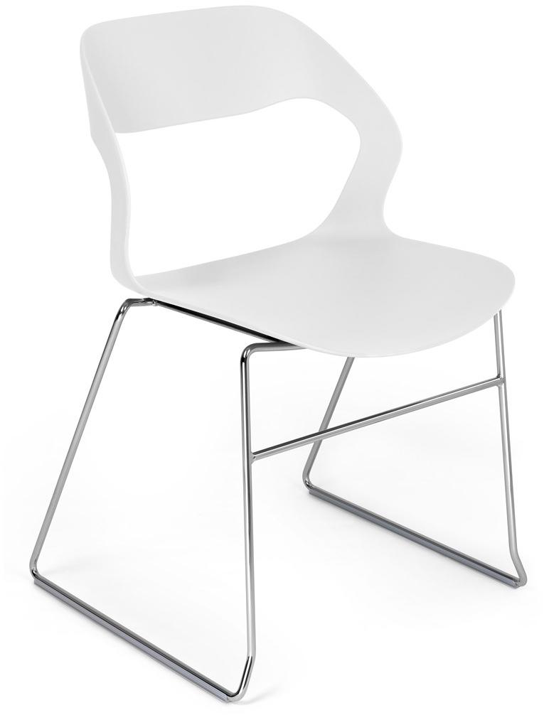 Crassevig Стул для конференций, штабелируемый салазками из полипропилена Mixis sun-id-1357778 - Вид №7