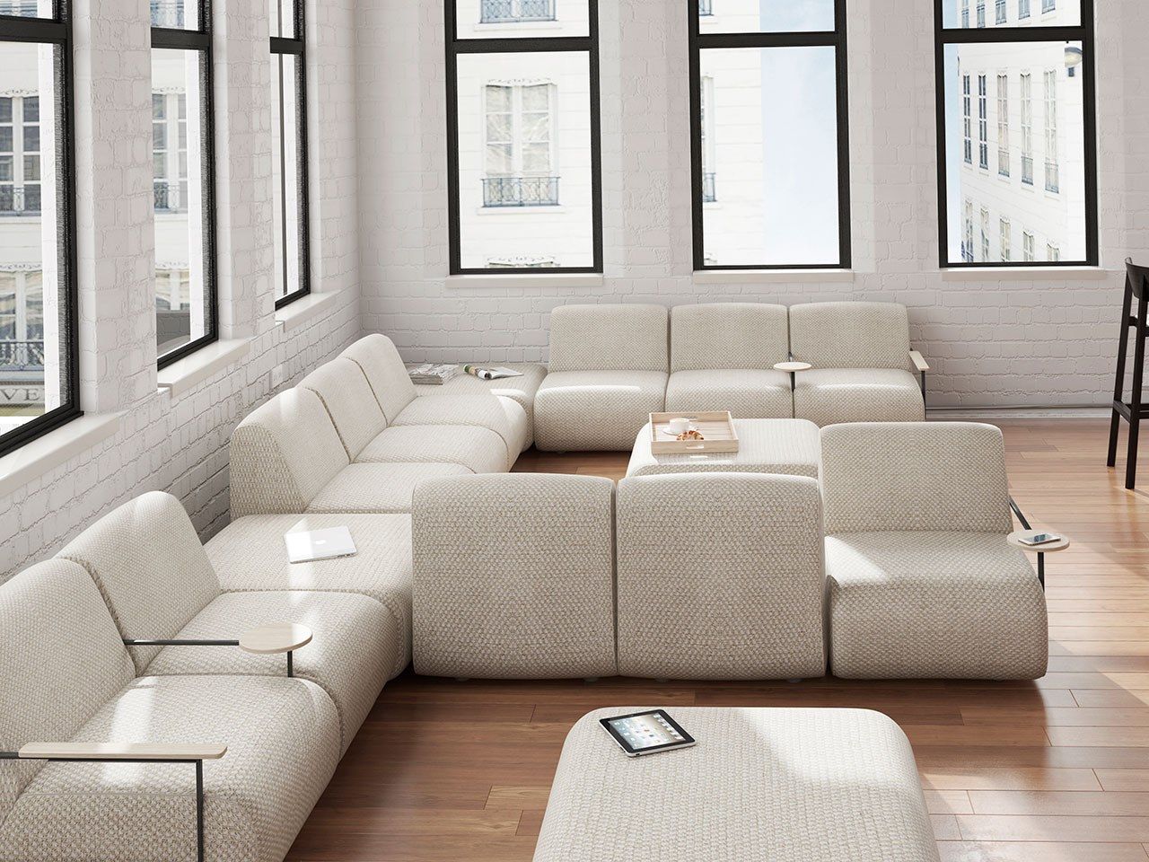 Тканевое кресло с подлокотниками Punt Джин ARCH-00121103 - Вид №5