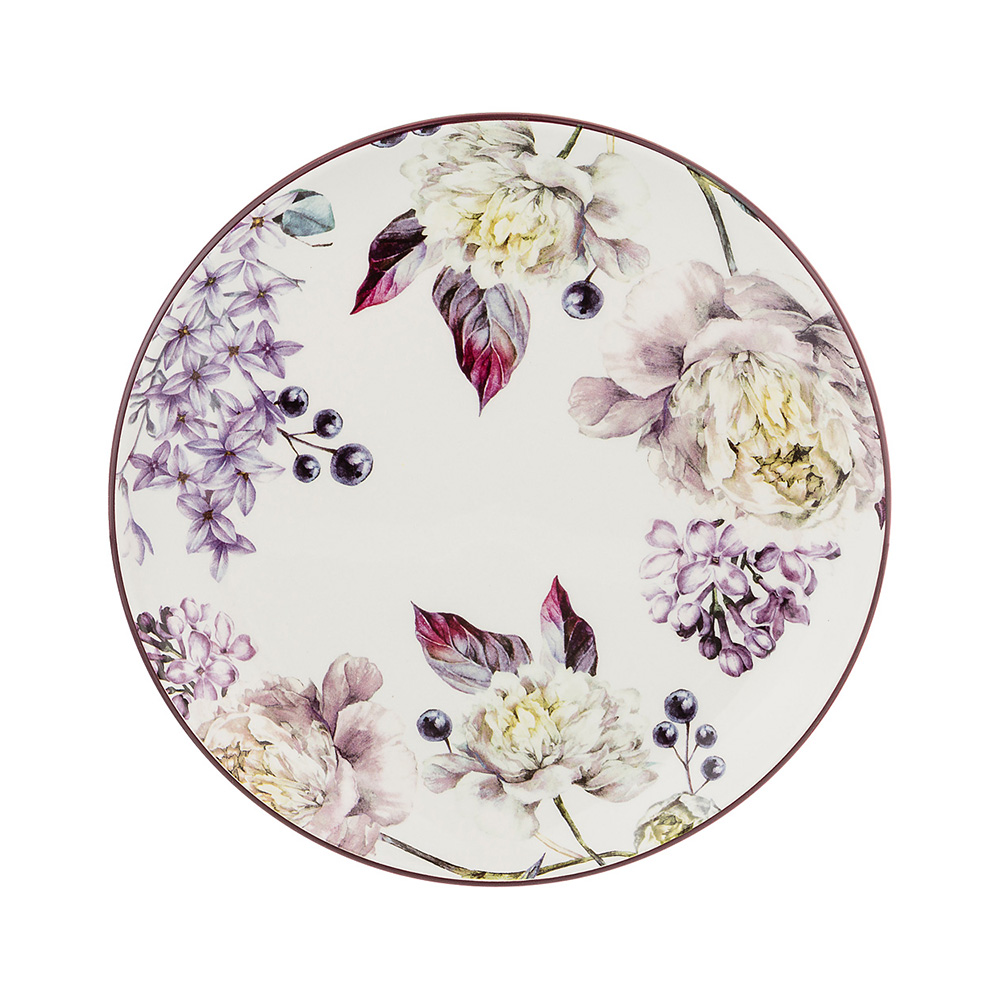 358-1559 Посуда керамическая Тарелка 1 Пурпур Lefard 