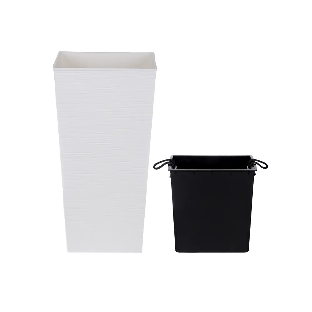 Кашпо Милен 47×24×24 см белое пластиковое 20 л 89439694 Santreyd STLM-1579571 - Вид №2