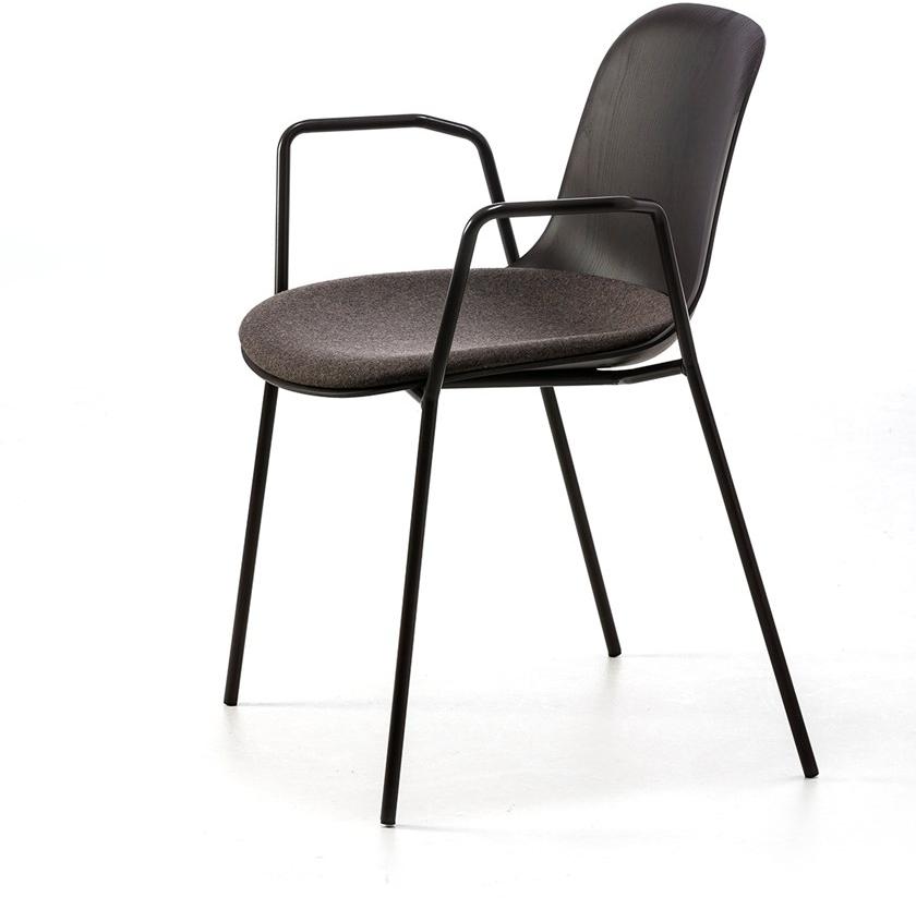 arrmet Стул ясень с подлокотниками со встроенной подушкой Máni wood sun-id-1379016 - Вид №1