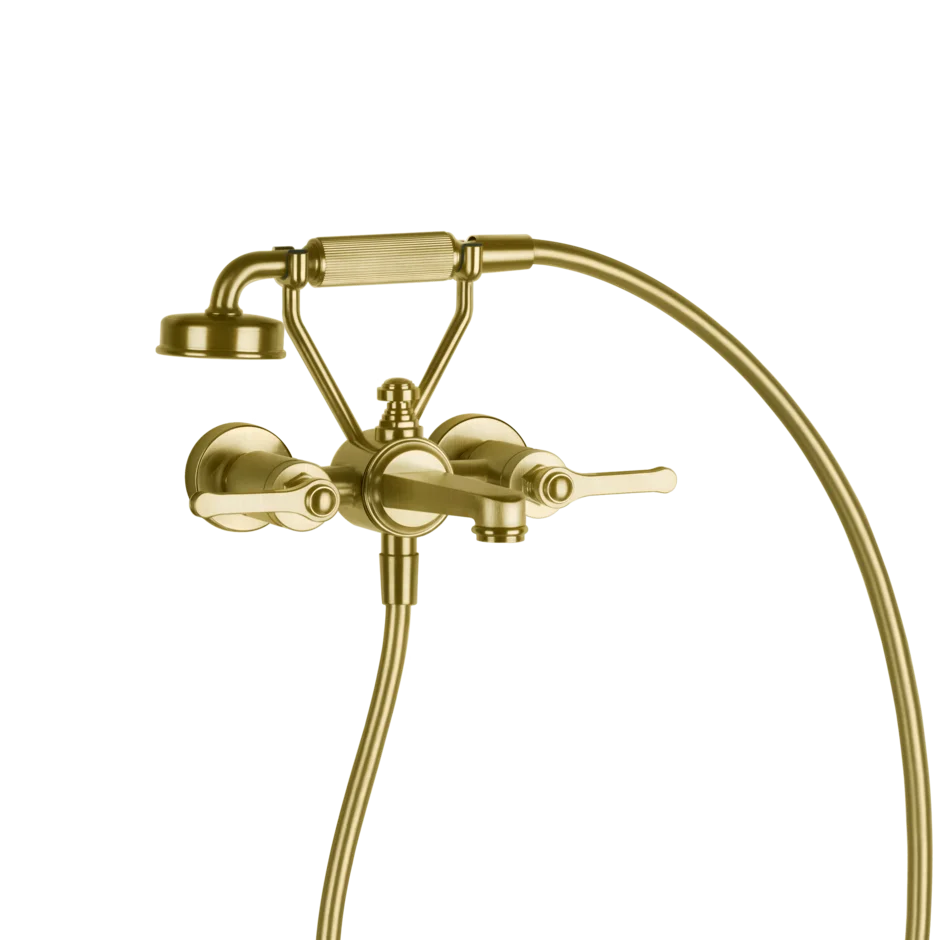 Смеситель для ванны 65113 716 Gessi Venti20 PVD С ЗОЛОТОЙ ЩЕТКОЙ 65113716