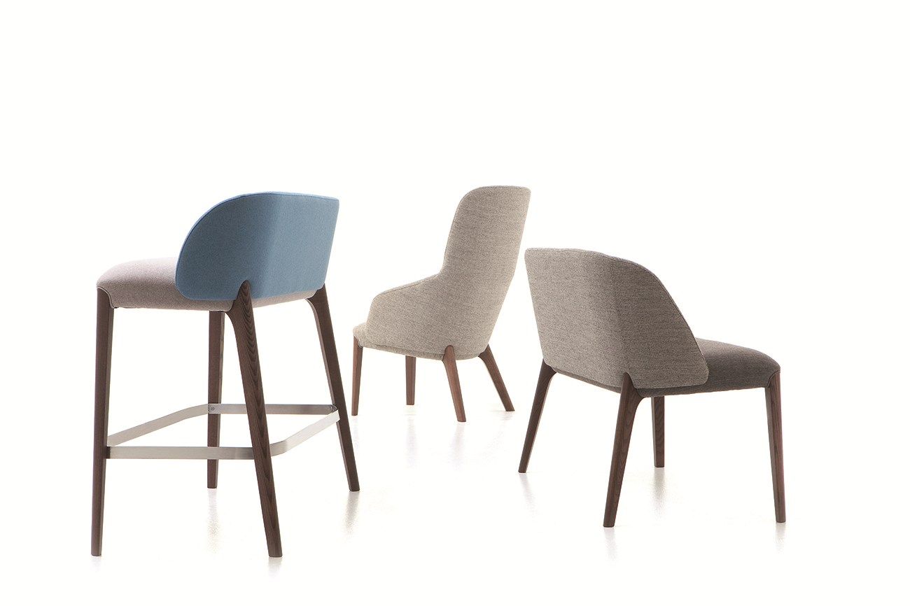 Мягкая скамейка из ткани Very Wood Bellevue ARCH-00029209 - Вид №2