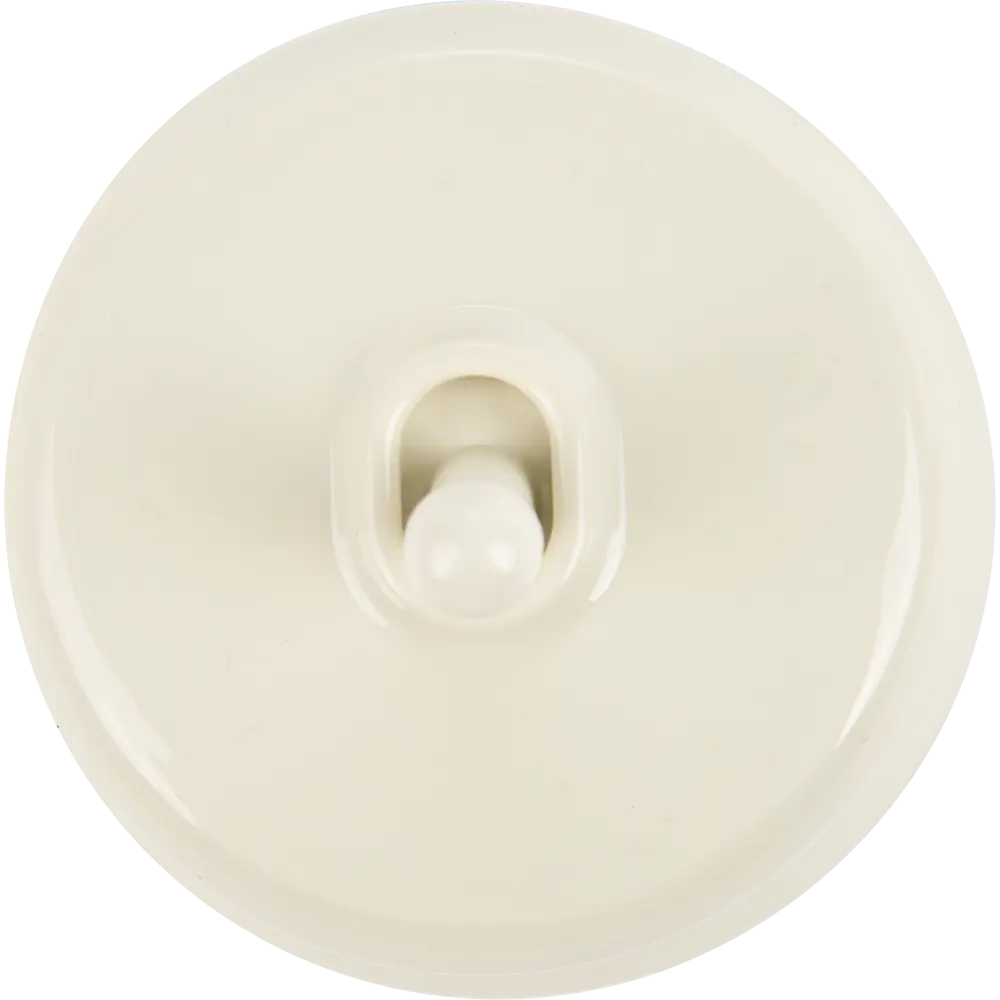 Выключатель ELECTRALINE одноклавишный тумблерный в цвете слоновая кость 84229208 Лофт STLM-0047239 - Вид №1