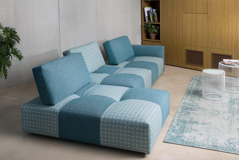 Gobbo Salotti Модульный диван со съемным чехлом из ткани с шезлонгом sun-id-1441829 - Вид №2