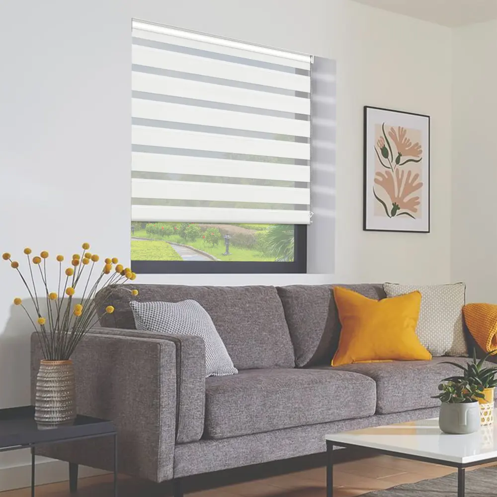 Рулонная штора день-ночь KREAFORTA Moskva с регулируемым светом 89408480 STLM-1580985 - Вид №7