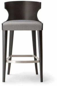 Tirolo Табурет из массива дерева со встроенной подушкой со спинкой Xie 052 sg