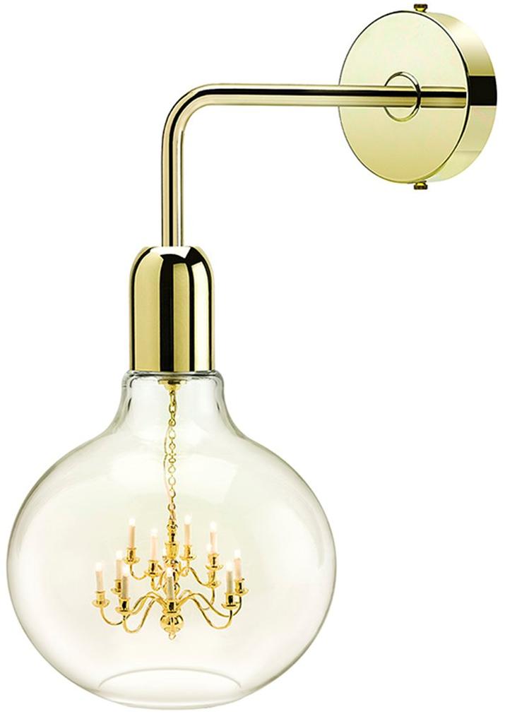 Mineheart Настенный светильник из стекла и латуни King edison Lig/088-lig/073 - Вид №1