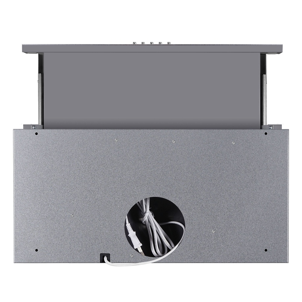 VSH 60 INOX Gl Вытяжка vsh 60 нержавейка/ • тип: встраиваемая• цвет: нержавеющая сталь• управление: кнопочное• ширина, мм: 600• полная потребляемая мощность, вт: 190• количество скоростей: 3• максимальная производительность, м3/ч: 750• диаметр воздуховода Santreyd  - Вид №4