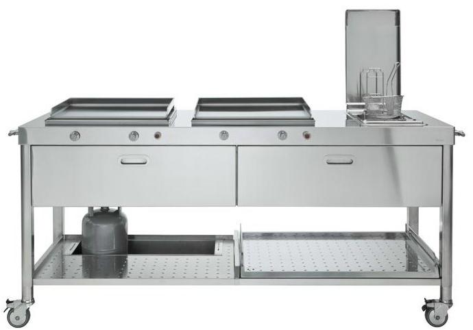 ALPES-INOX Электрическая газовая летняя кухня с грилем Liberi in cucina sun-id-1375070 - Вид №3