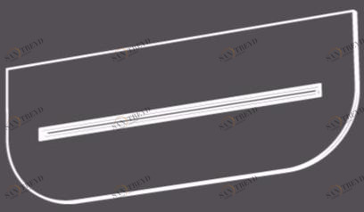 Radomonte Настенный каскадный излив из нержавеющей стали  Cas1 