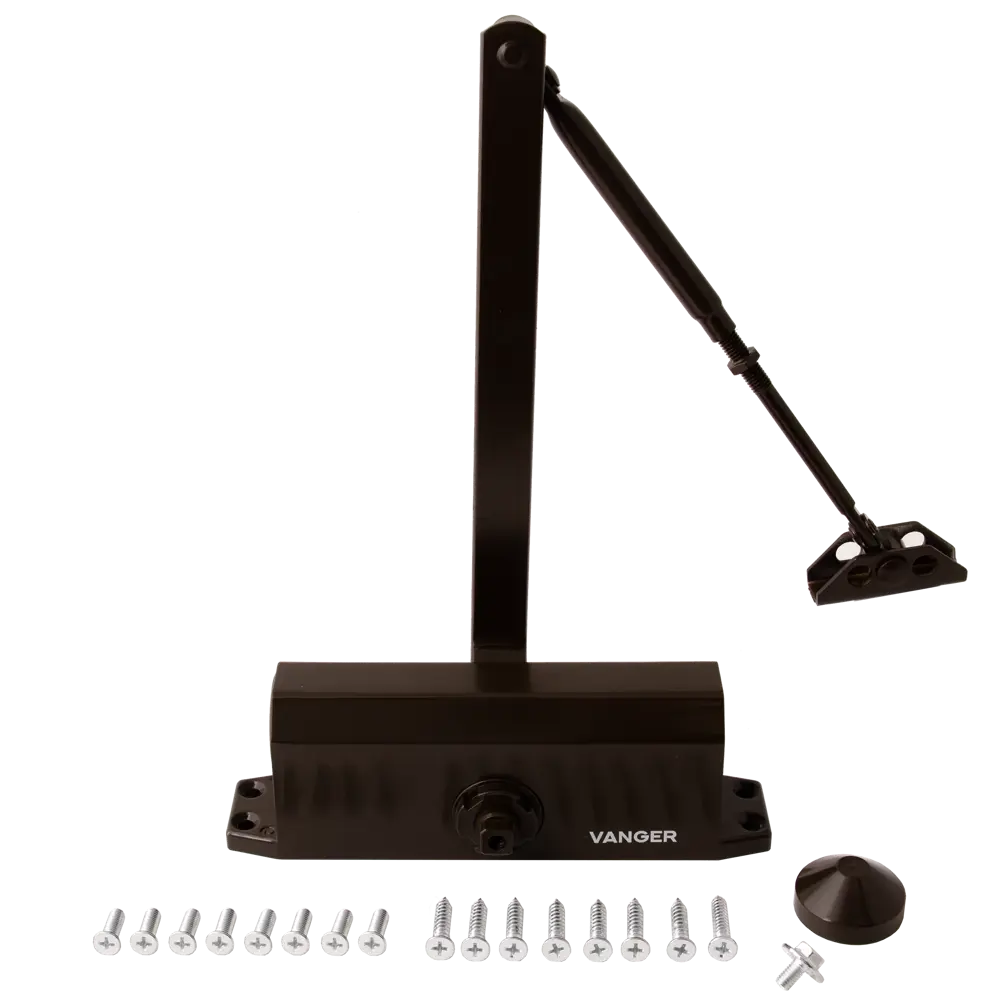 Доводчик дверной Vanger DC-120-BR, до 120 кг, цвет коричневый STLM-2142187 - Вид №1