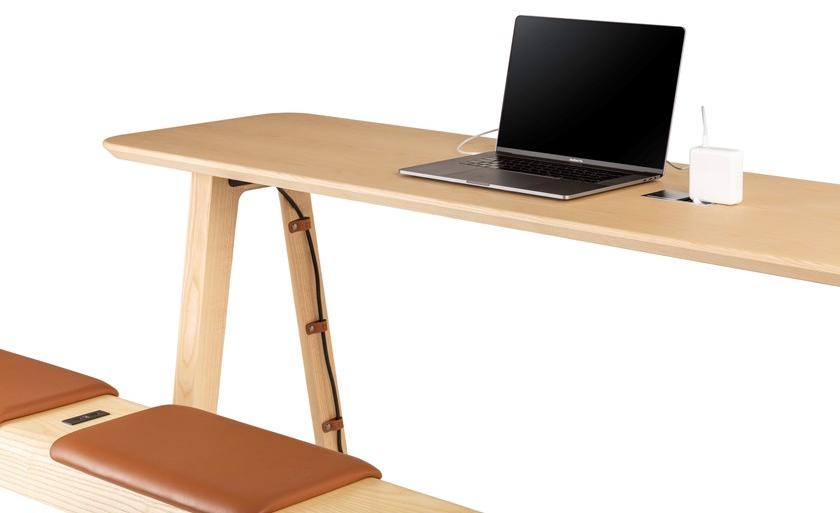 True Design Скамейка из фанеры с разъемом USB E-quo Eq 2000 - Вид №8