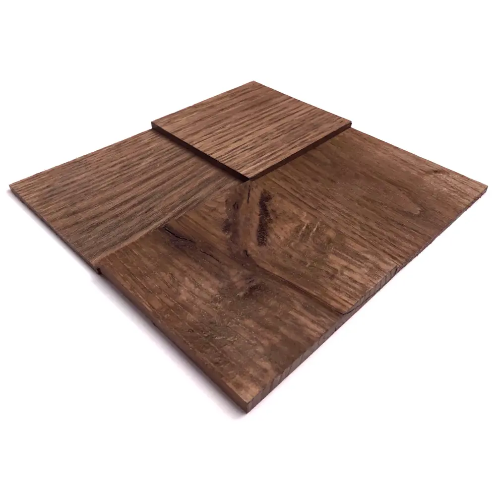 3D мозаика Arabesco экзотик дуб шоколадный 100x100 мм 7 шт. 0.84 м² 83986093 STLM-2015372  - Вид №1