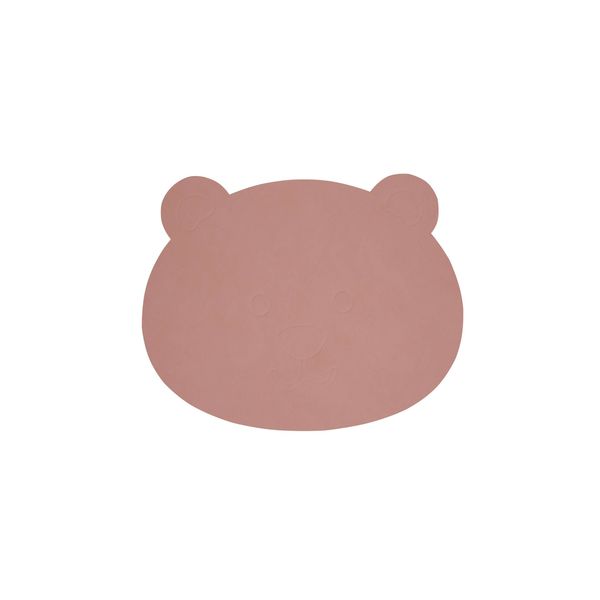 9807 NUPO rose подстановочная салфетка МЕДВЕЖОНОК 38x30 см, толщина 1,6 мм;LIND DNA 