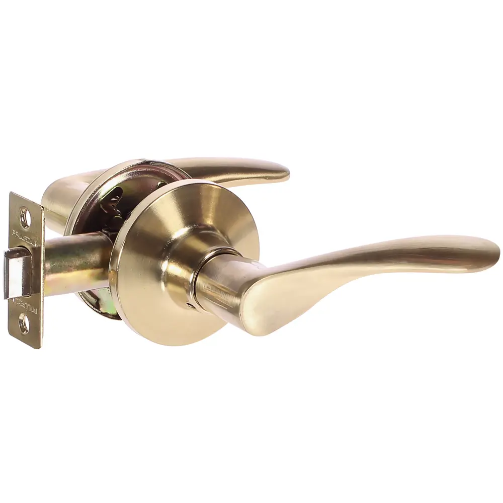 Ручка-защёлка Palladium 3901 SB PS, без запирания, ЦАМ, цвет матовая латунь 82004506 STLM-2157220 