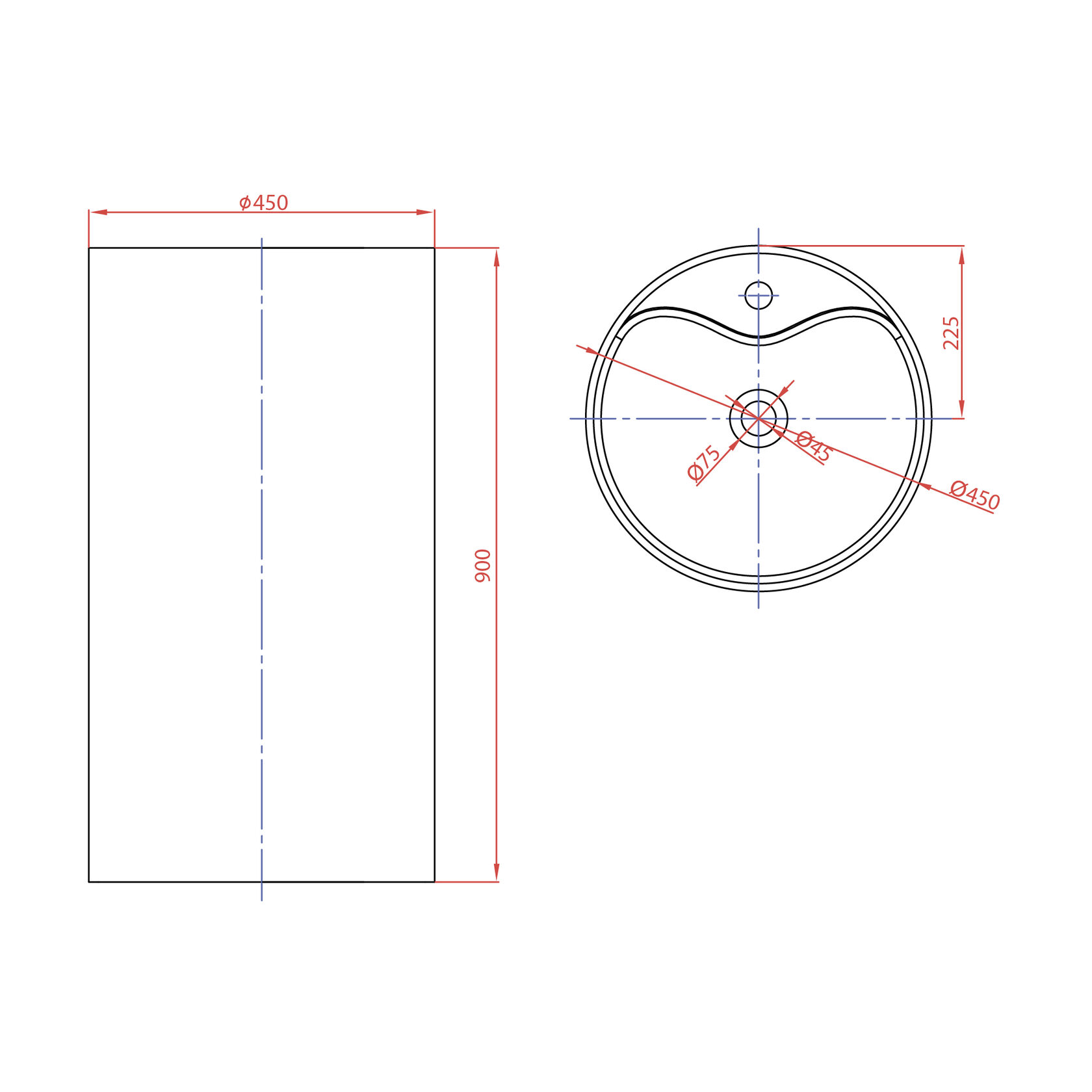 11234 Раковина Pisa Rubinetto LAB.Space  - Вид №10