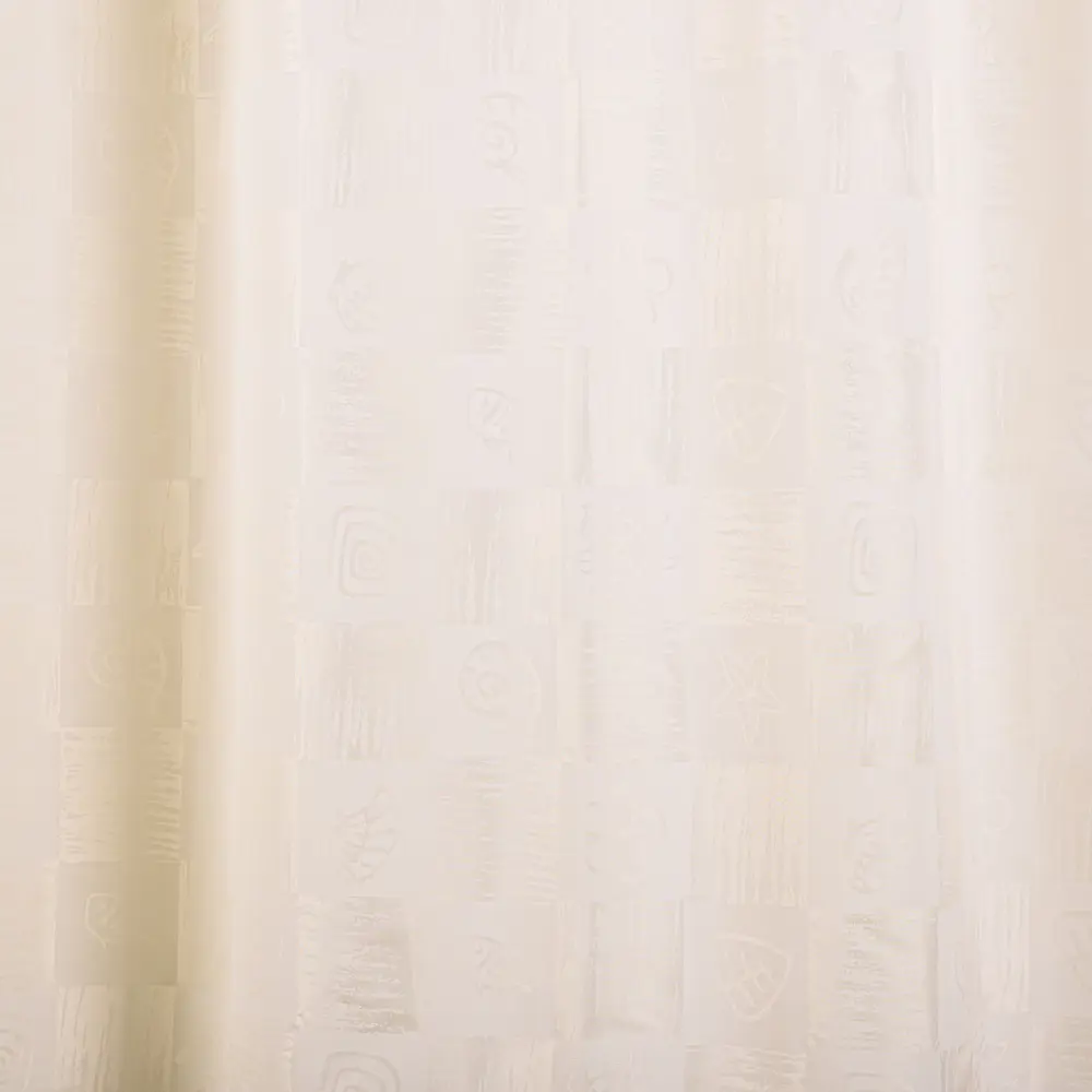 13872094 Штора для ванной Verran Dagha 240x200 см полиэстер цвет бежевый STLM-0003855 - Вид №1