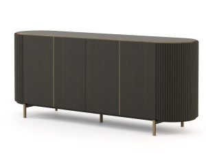 Шкаф из дуба с распашными дверями