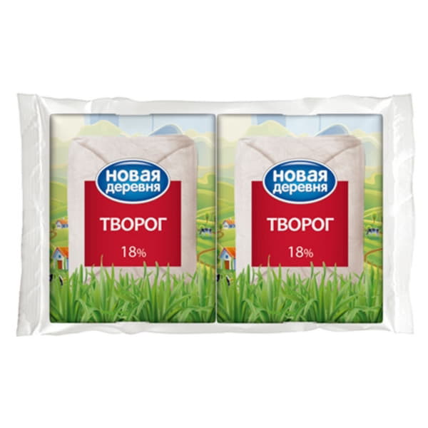 Творог 18% Новая Деревня 200 г БЗМЖ Santreyd 20864 - Вид №1