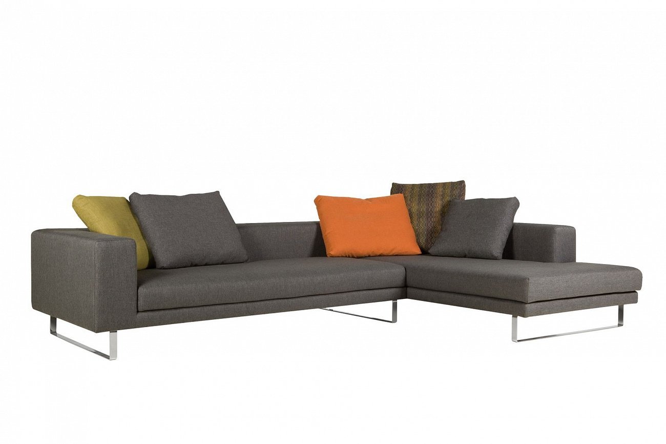 Диван Linnea трехместный угловой темно-серый SITS ДИЗАЙНЕРСКИЕ, LINNEA 192114 Серый  - Вид №1