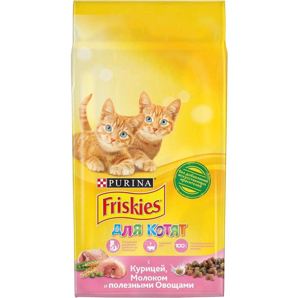 Т0035314 Корм для котят Курица, молоко, овощи сух. 2кг Friskies 