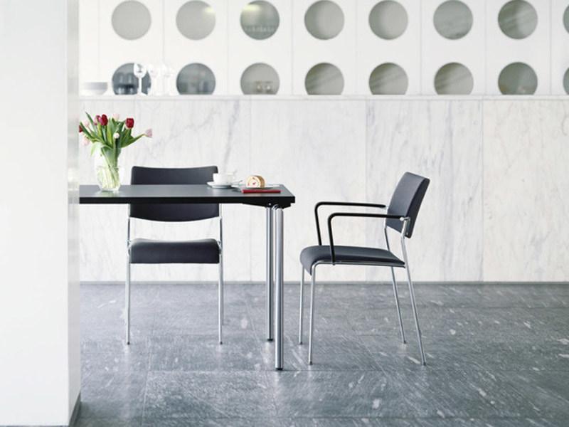 Brunner Штабелируемый тканевый стул с подлокотниками Linos sun-id-1378877 - Вид №1