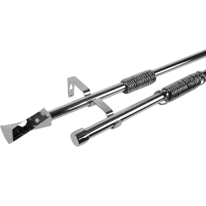 Карниз двухрядный Вихрь раздвижной 160-300 см цвет хром 18593570 STLM-2078958