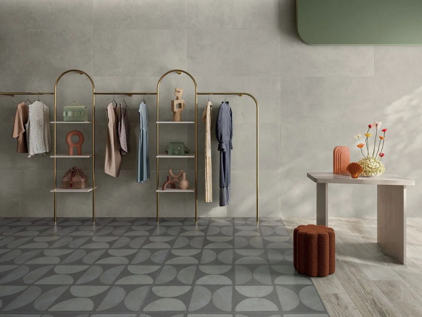 Пол / облицовка керамогранита с эффектом камня Panaria Ceramica La Matiére ARCH-00003340