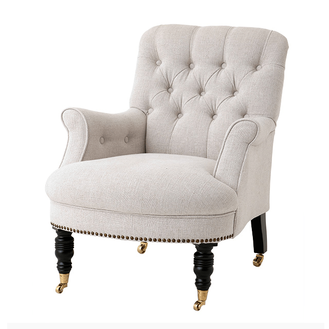 Кресло Barrington 06874 от Eichholtz белое EICHHOLTZ ДИЗАЙНЕРСКИЕ, EICHHOLTZ 062238 Белый  - Вид №1