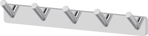 AVA 002 Планка с 5-ю крючками 25 cm ELLUX Avantgarde