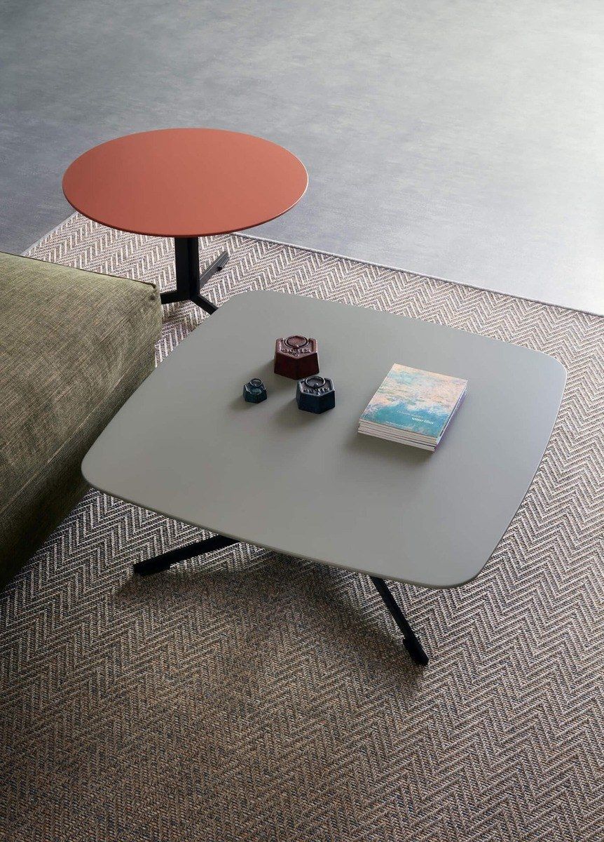 Круглый журнальный столик из термообработанного дуба Lema OYDO ARCH-00026162 - Вид №2