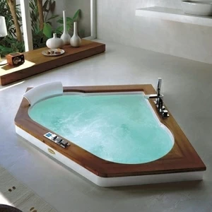 Ванна встроенная с гидромассажем Aura Corner 140 9F43-490