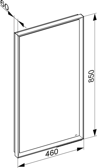 14597172000 Зеркало с подсветкой KEUCO Royal Lumos - Вид №12
